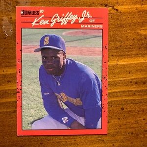 COPY - Donruss 1990 Ken Griffey Jr Multiple error card! HUGE ERRORS